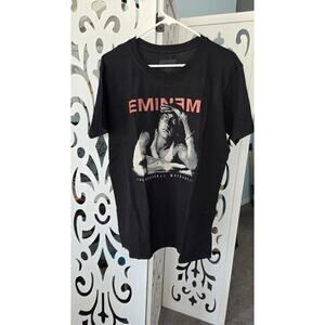 Eminem Marshall Mathers LP Graphic Tee Black Size L Rap Hip Hop Shirt Nwot
